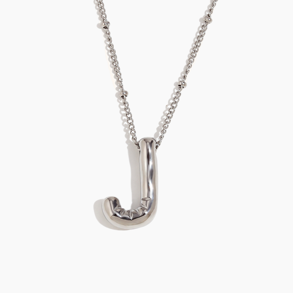 Bold Initial Pendant Necklace