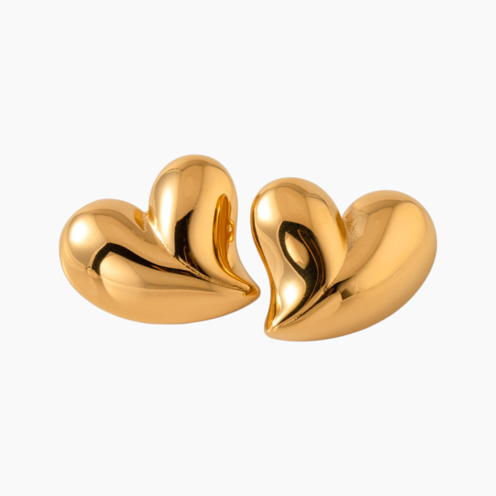 Amoura Bold Heart Earrings