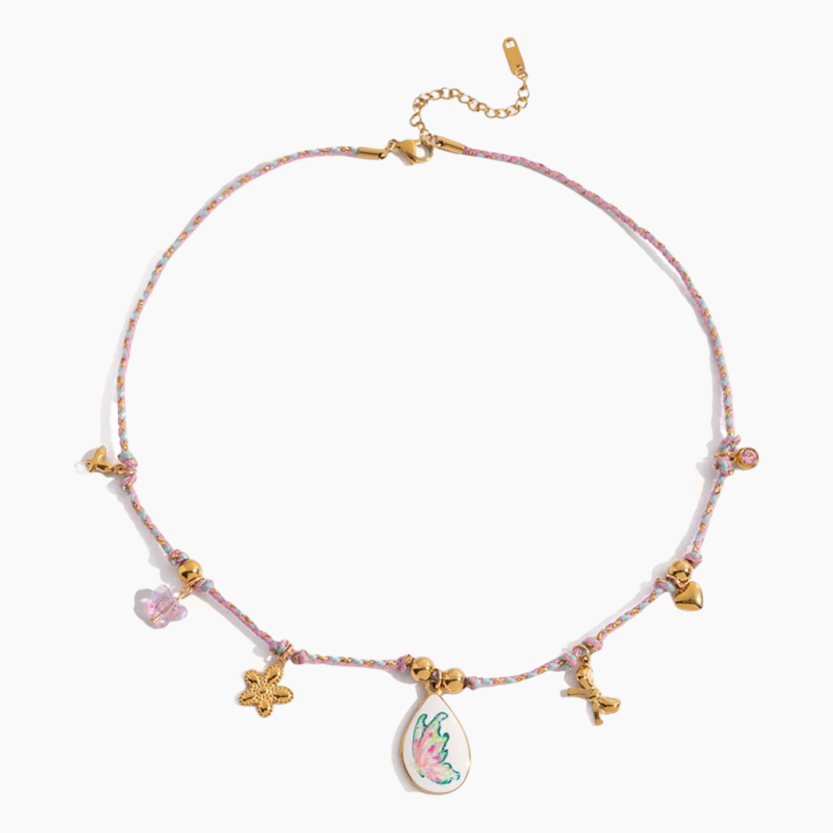 Whimsy Charms Rope Necklace
