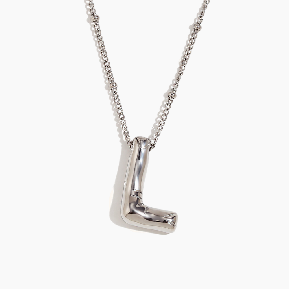 Bold Initial Pendant Necklace