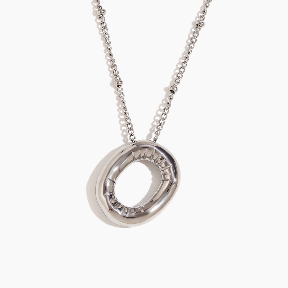 Bold Initial Pendant Necklace
