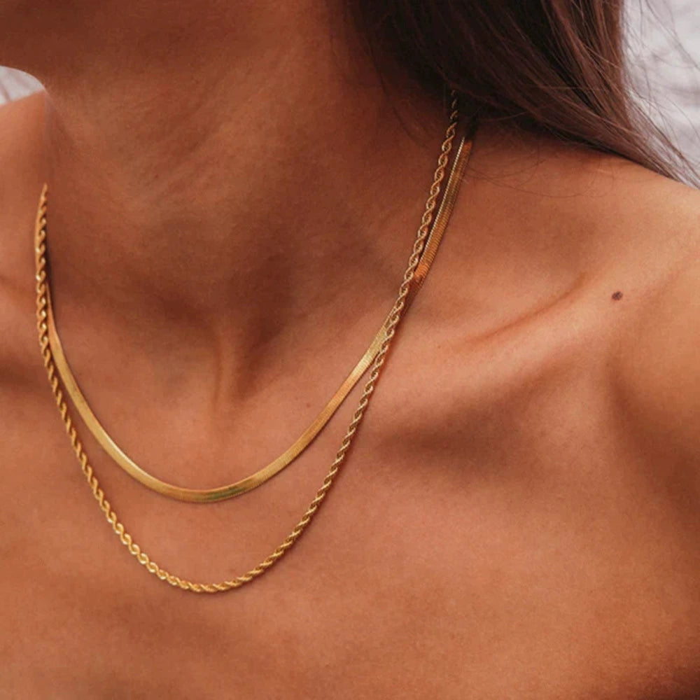 Luna Duo Chain Necklace