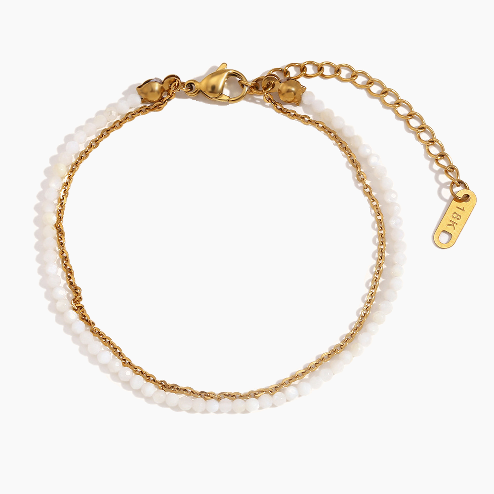 Sunstone Mist Chain Bracelet