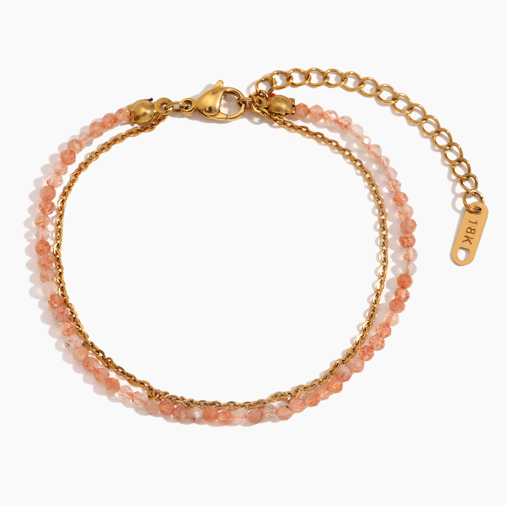 Sunstone Mist Chain Bracelet
