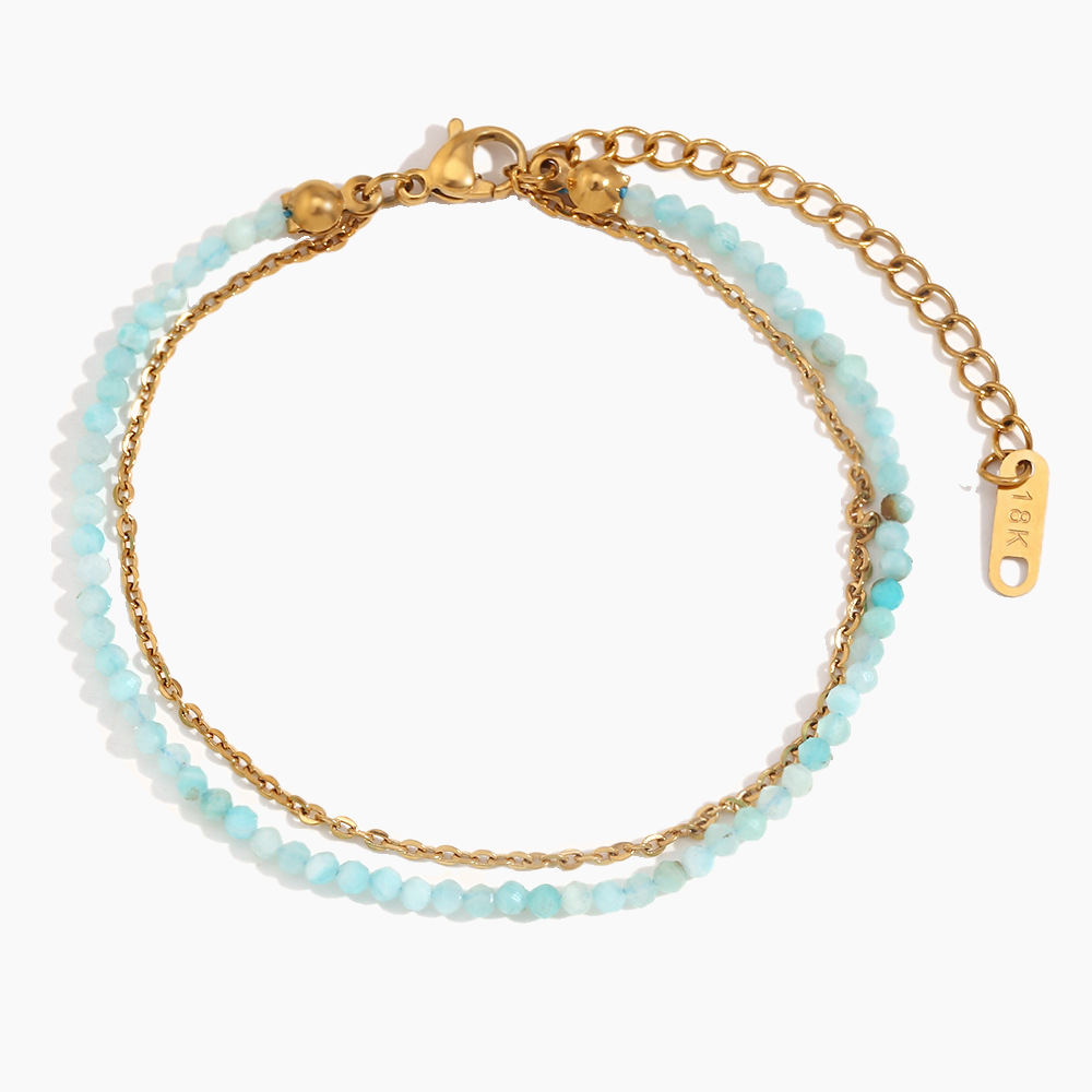 Sunstone Mist Chain Bracelet