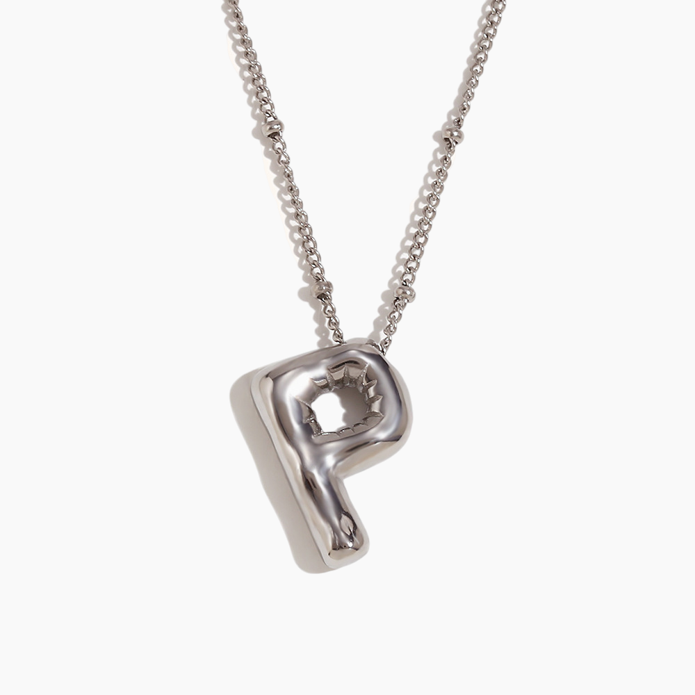 Bold Initial Pendant Necklace