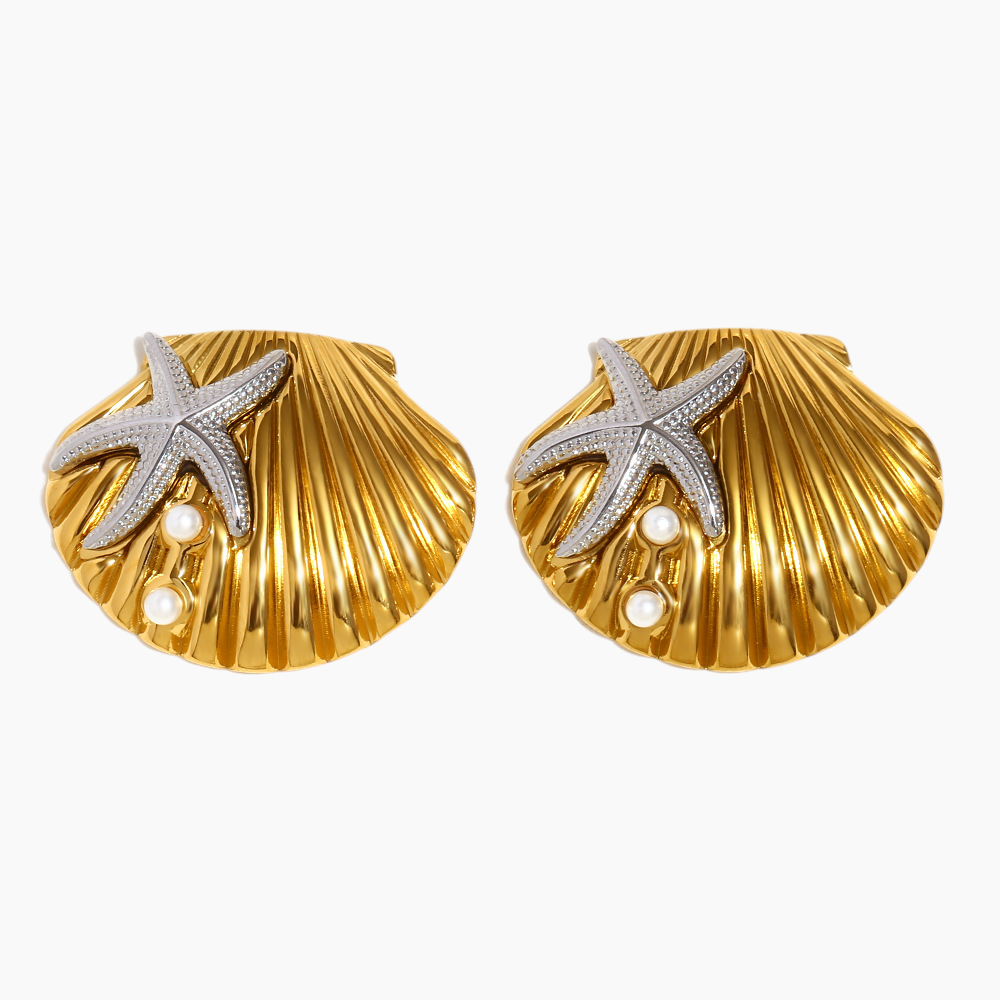 Ocean Treasure Shell Earrings