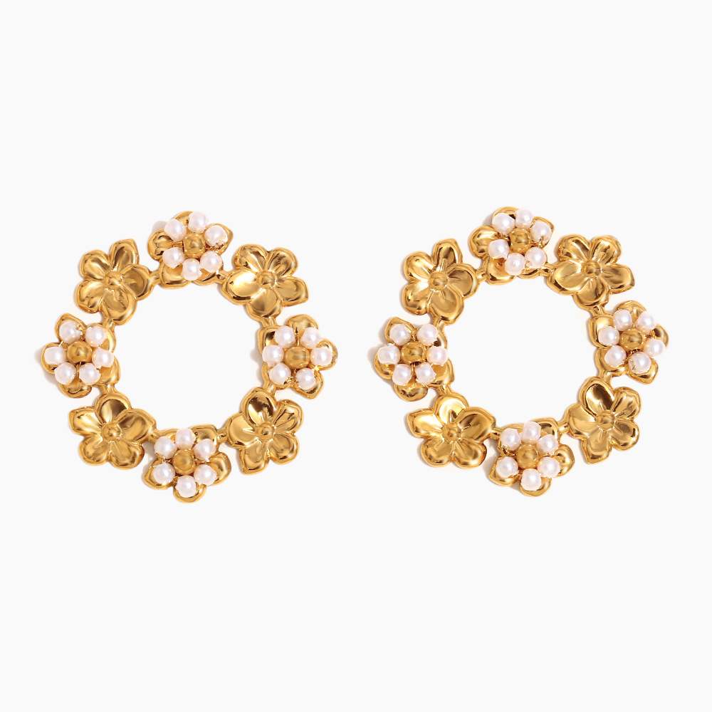 Blossom Harmony Hoop Earrings