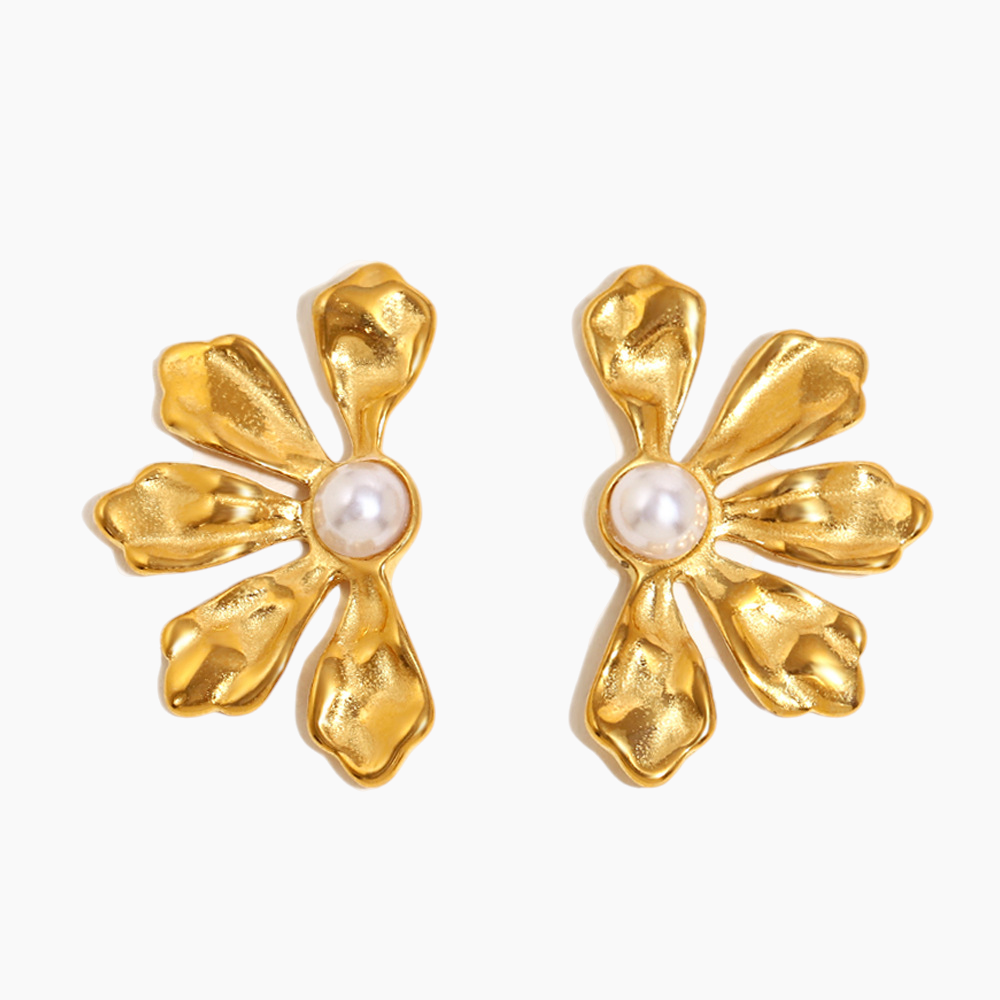 Flora Pearl Bloom Earrings