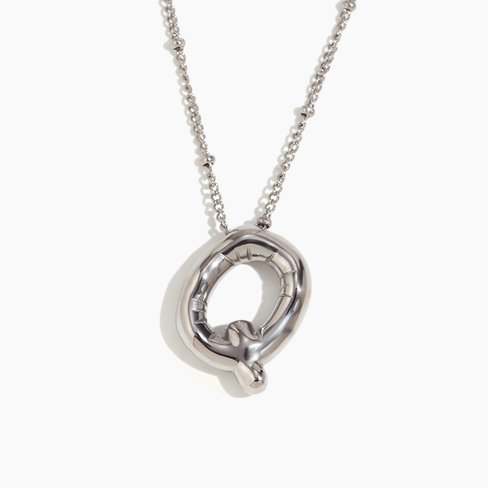 Bold Initial Pendant Necklace