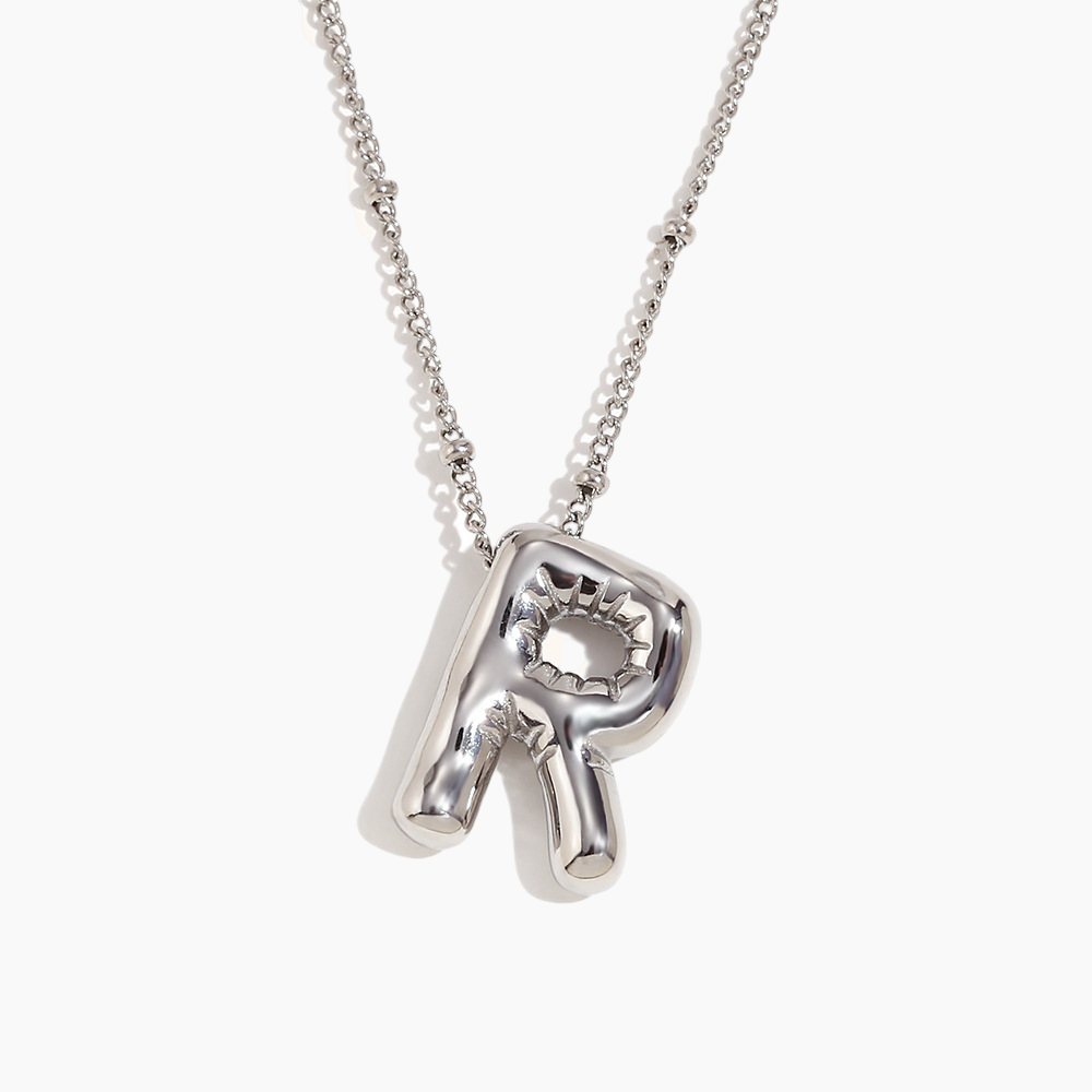 Bold Initial Pendant Necklace