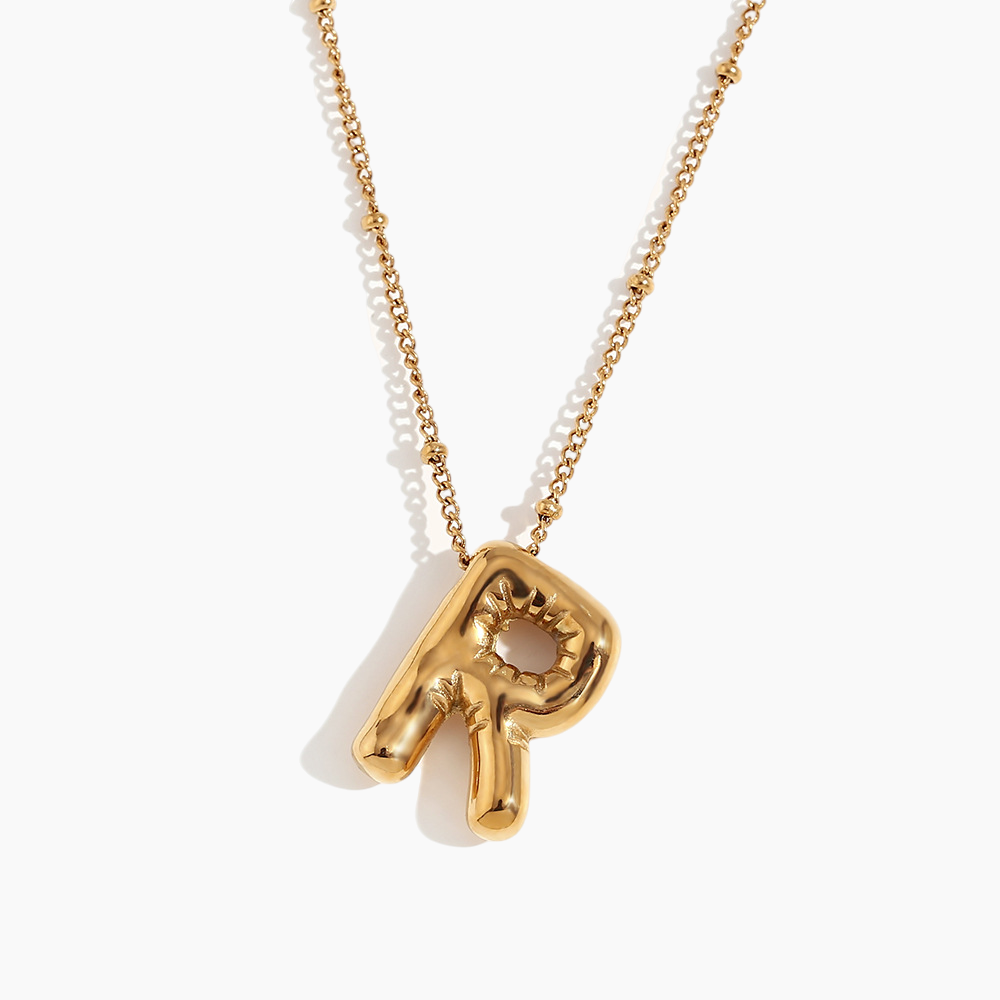 Bold Initial Pendant Necklace