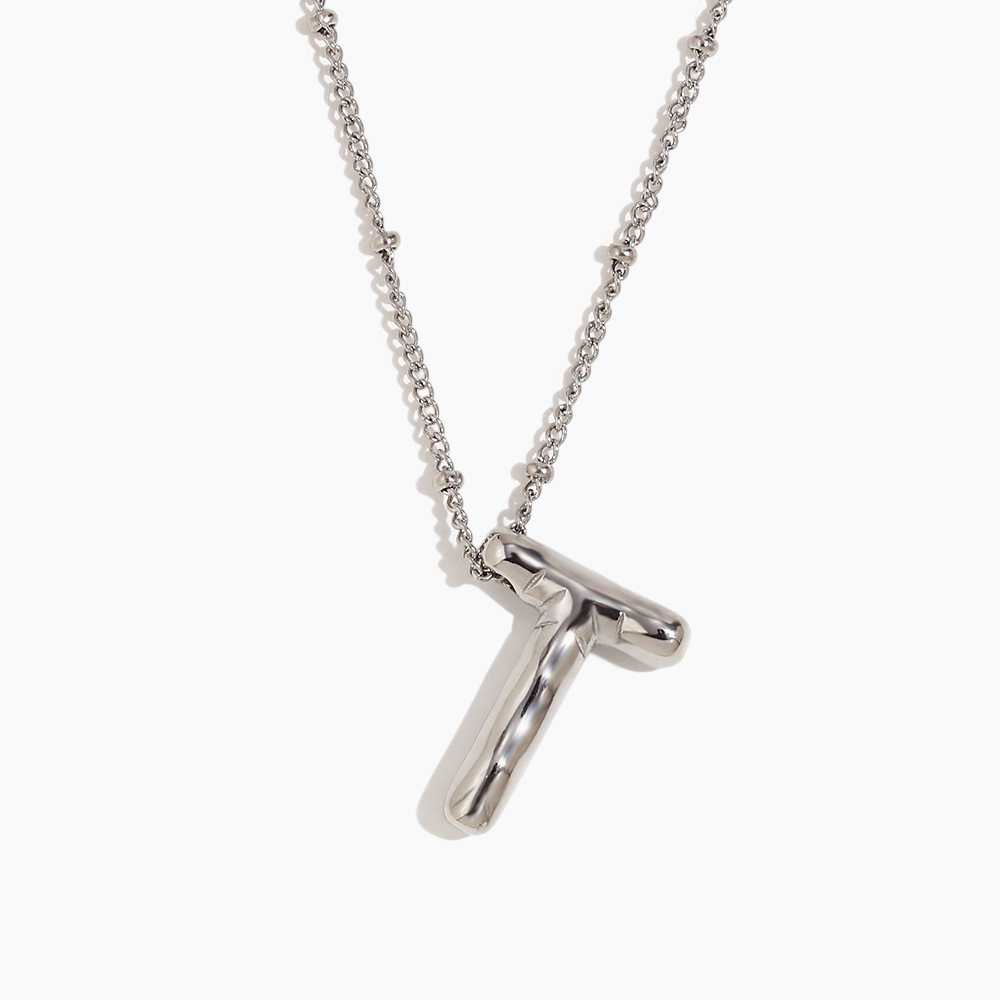 Bold Initial Pendant Necklace