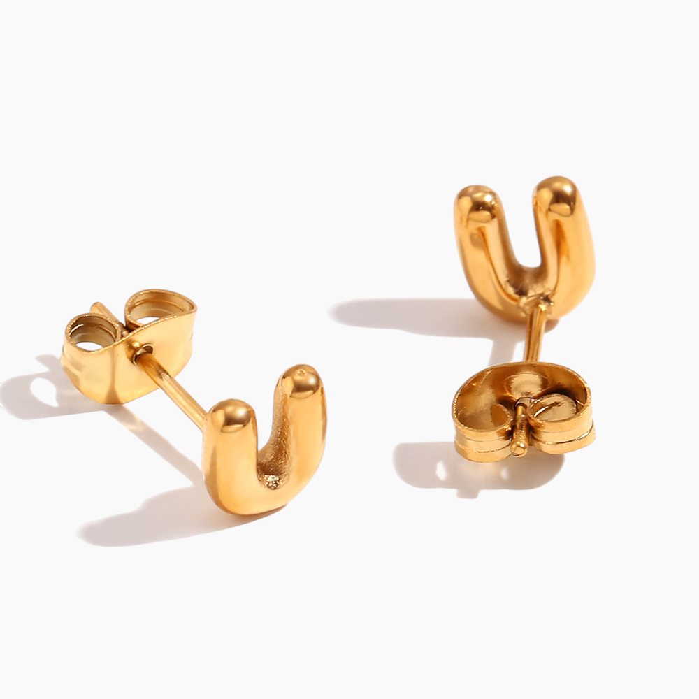 Minimalist Gold Stud Earrings