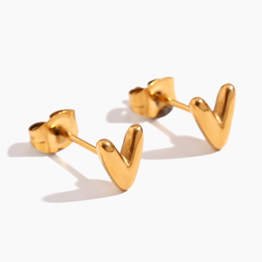 Minimalist Gold Stud Earrings