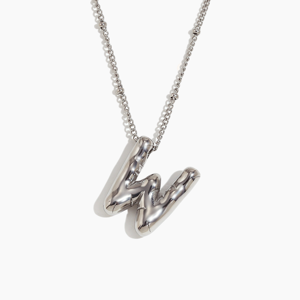 Bold Initial Pendant Necklace