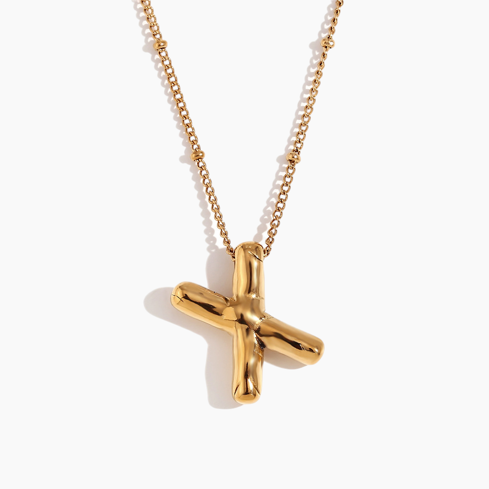 Bold Initial Pendant Necklace