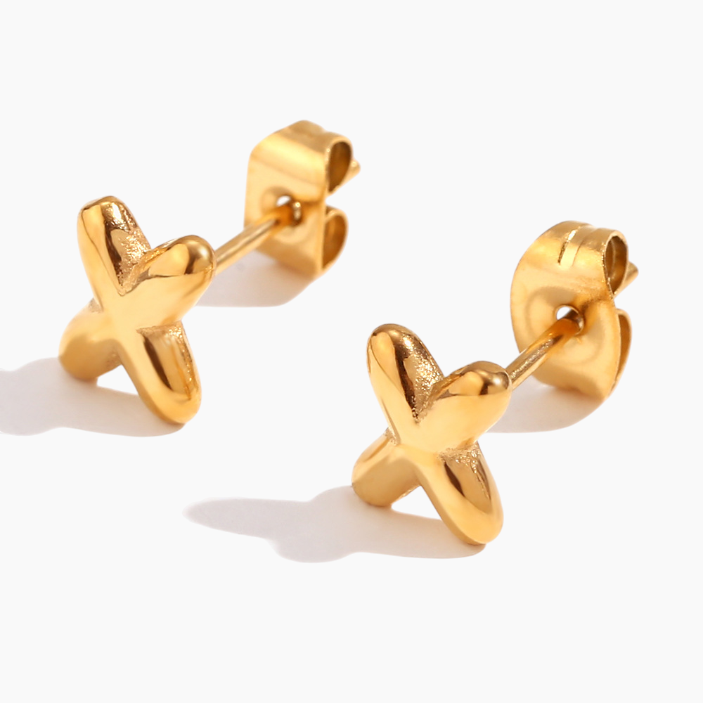 Minimalist Gold Stud Earrings