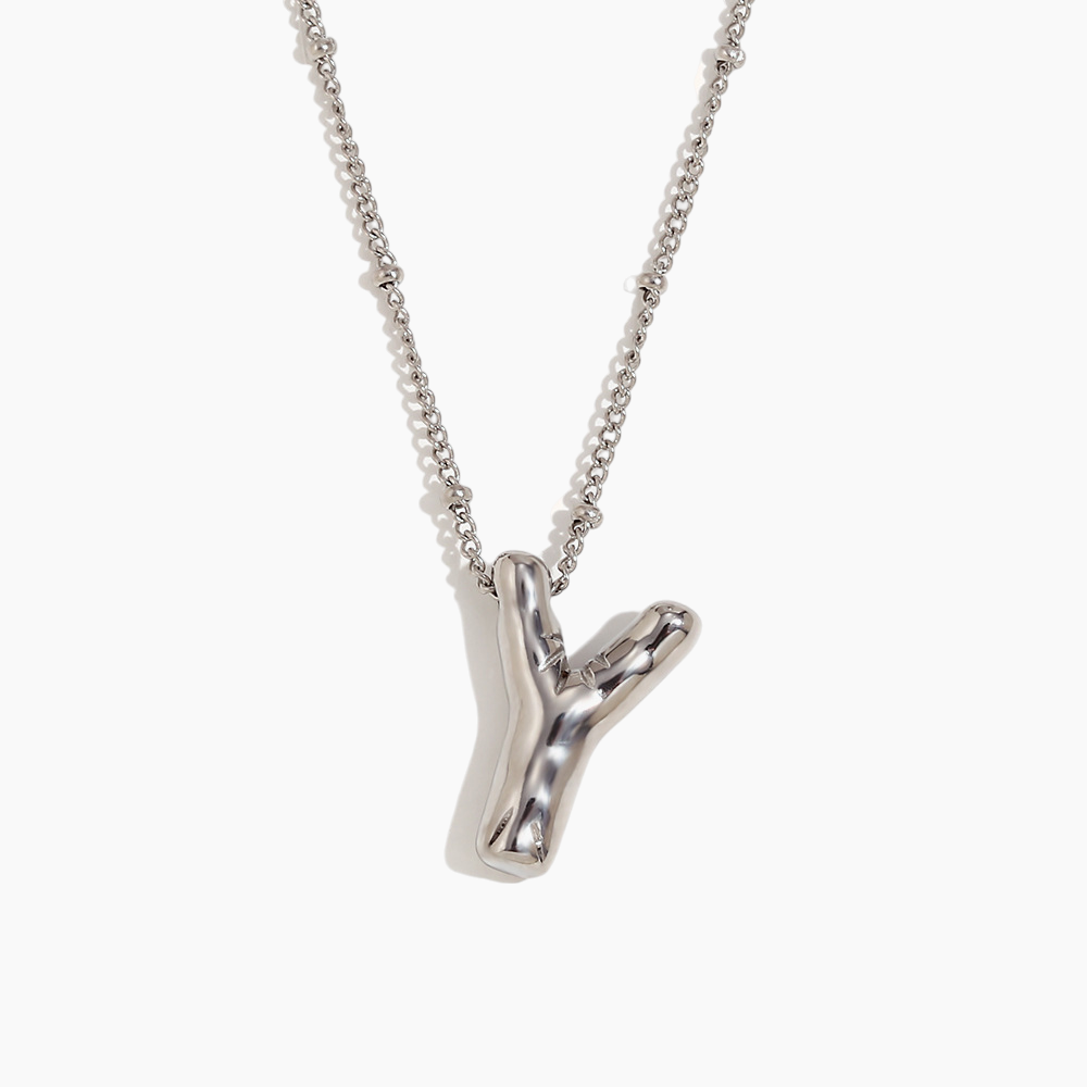 Bold Initial Pendant Necklace