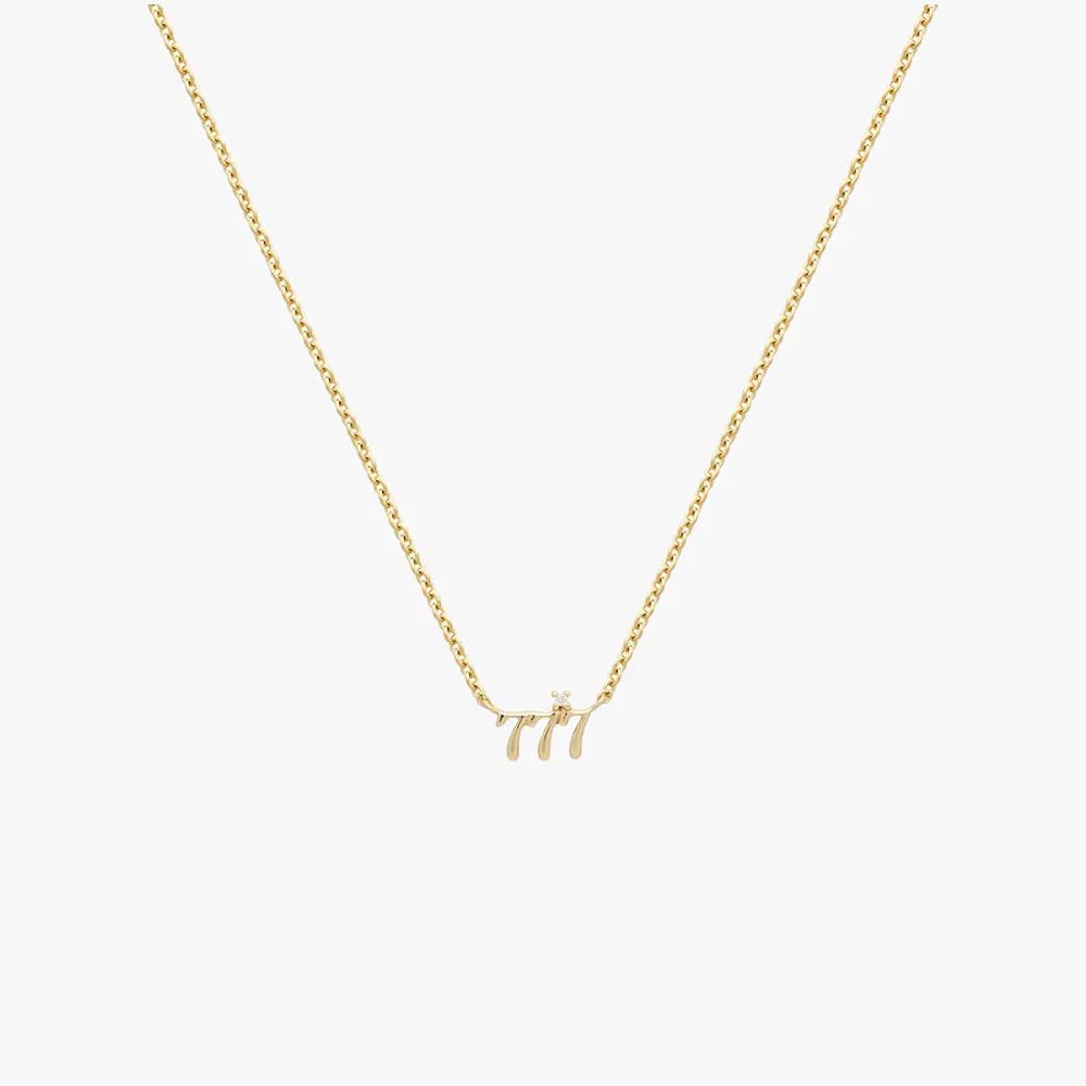 Angel Number Pendant Necklace - mifjewelry