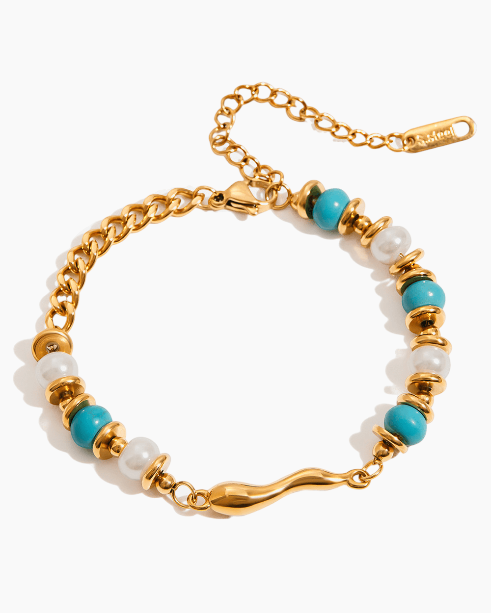 Azure Ripple Pearl Bracelet - mifjewelry