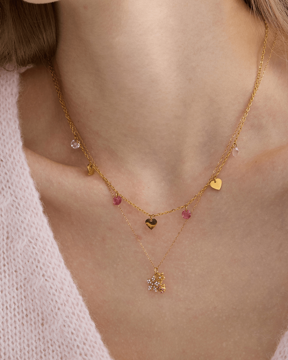 Bloom & Ladybug Necklace - mifjewelry