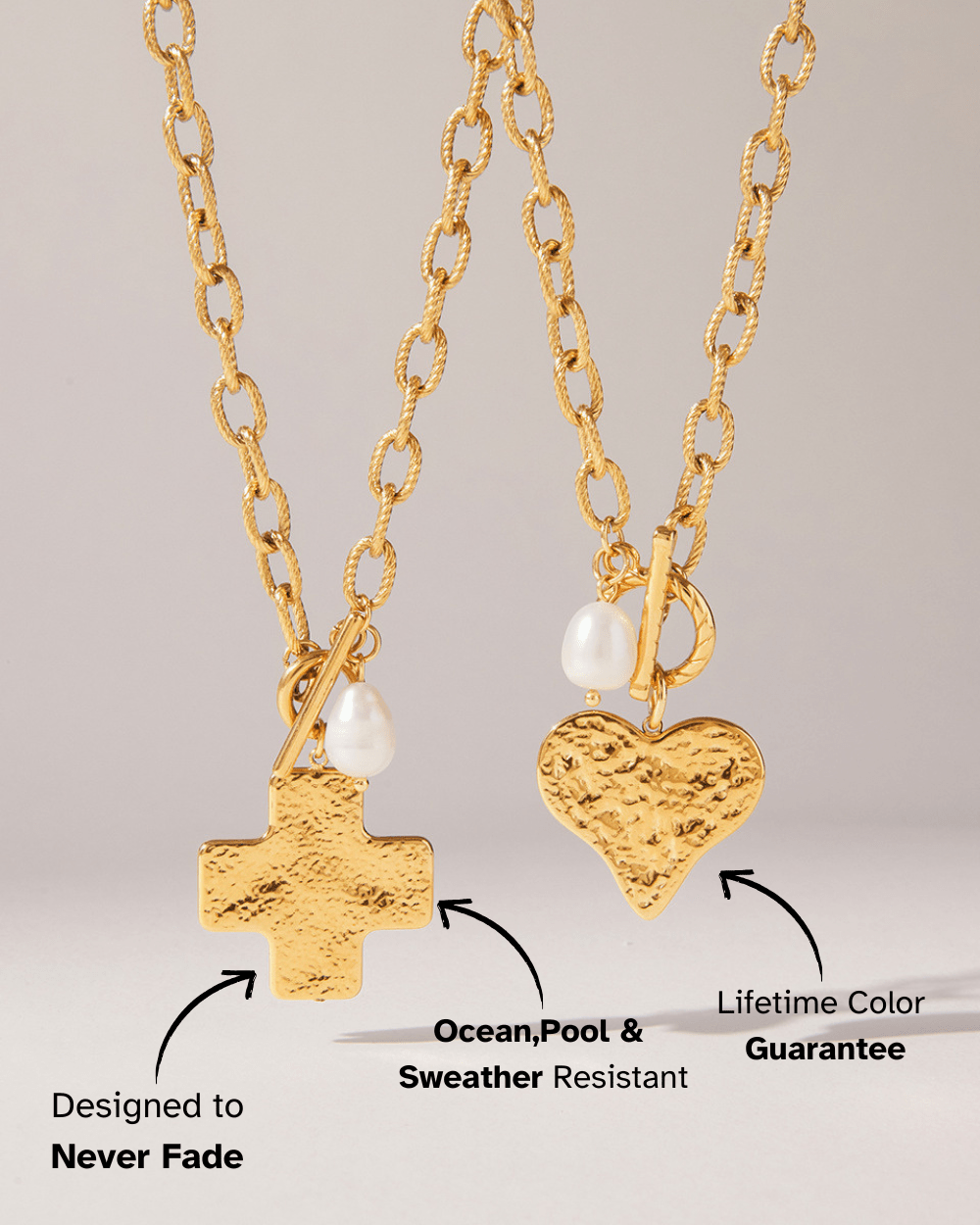 Butterfly Pearl Heart Necklace - mifjewelry