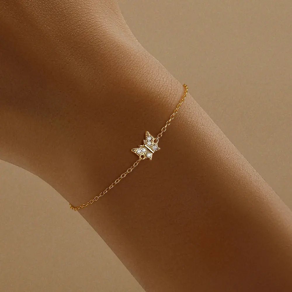 Butterfly Zirconia Bracelet - mifjewelry