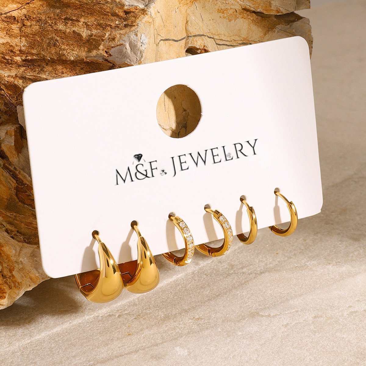 Celestia Trio Hoops Set - mifjewelry