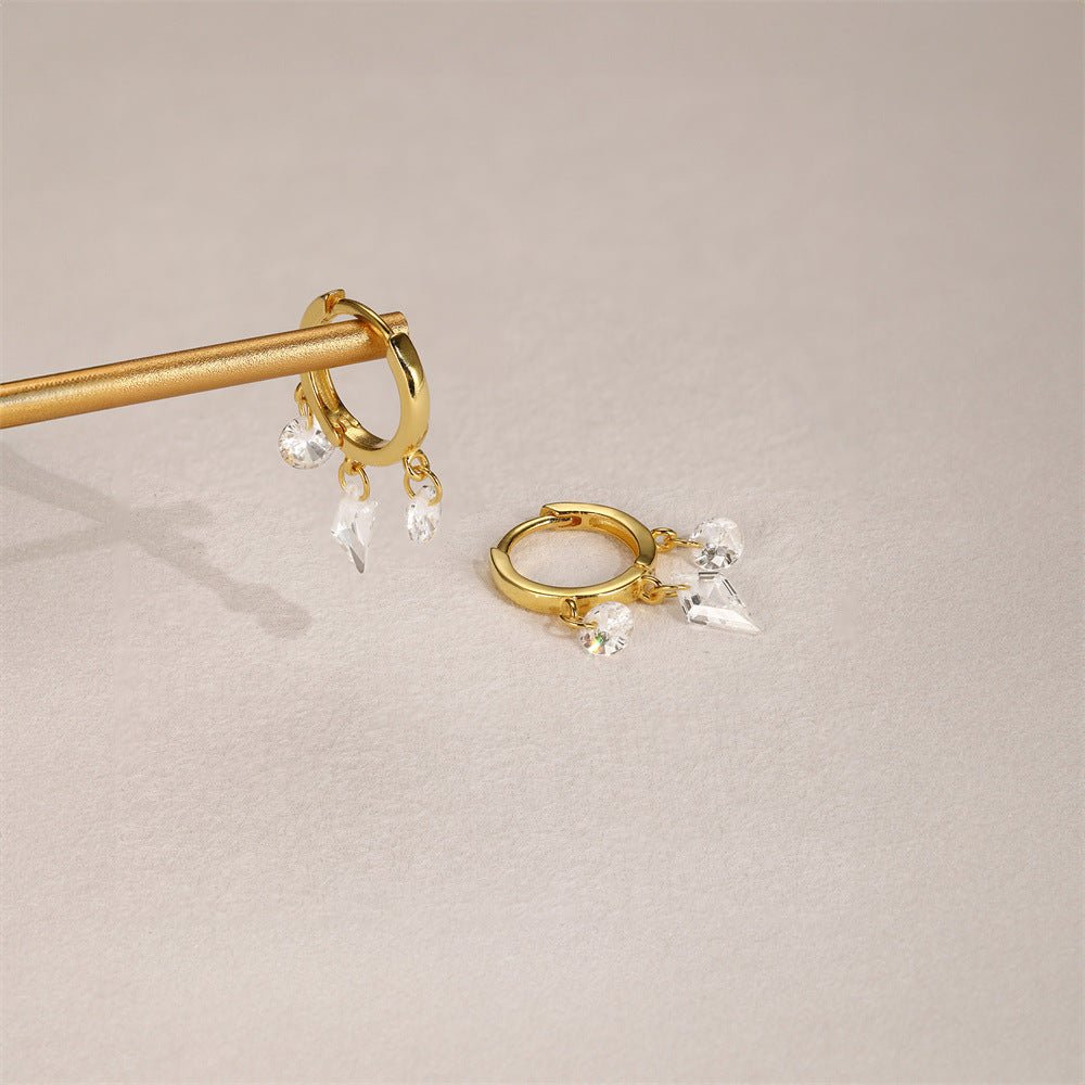Celestial Prism Zircon Earrings - mifjewelry