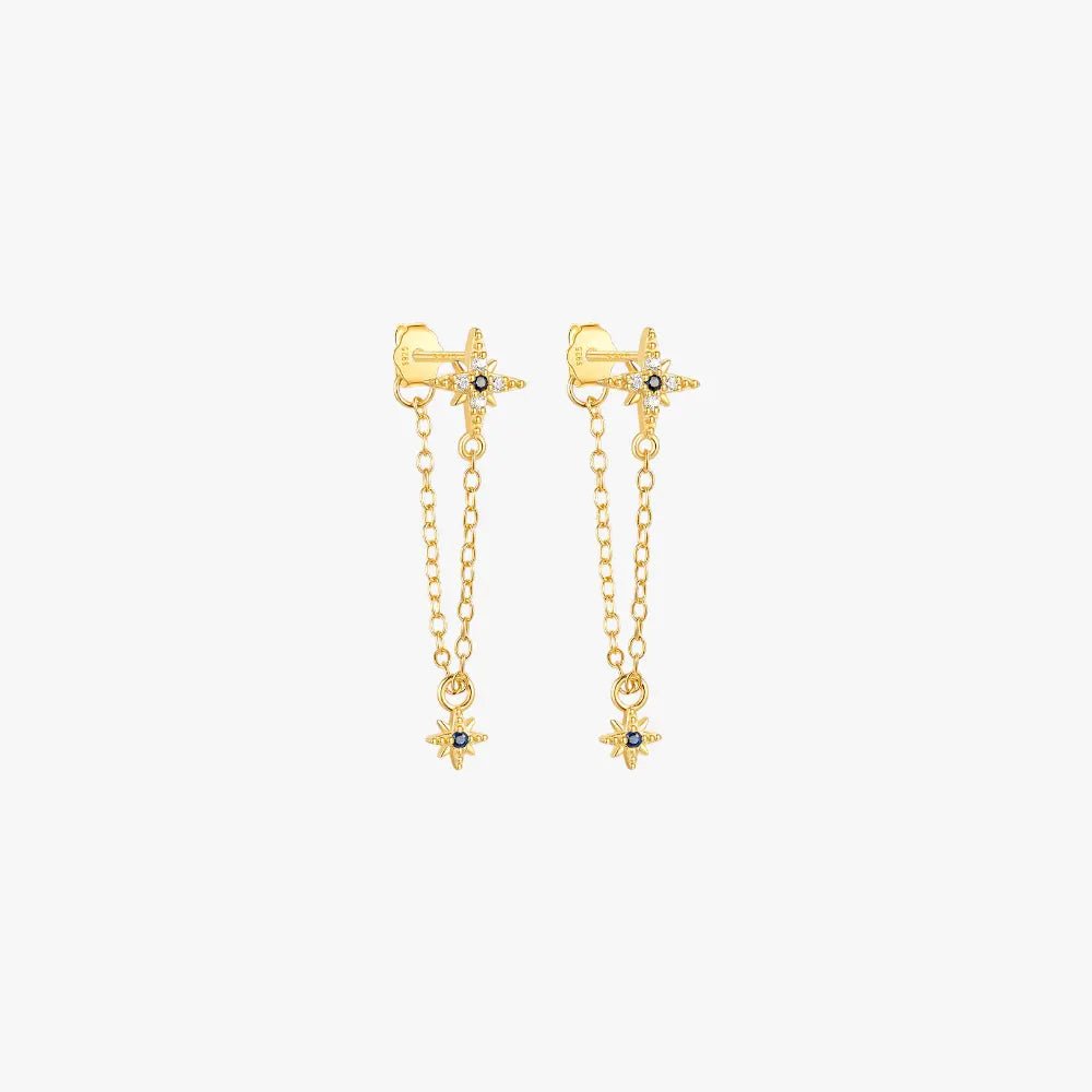 Celestial Star Drop Earrings - mifjewelry