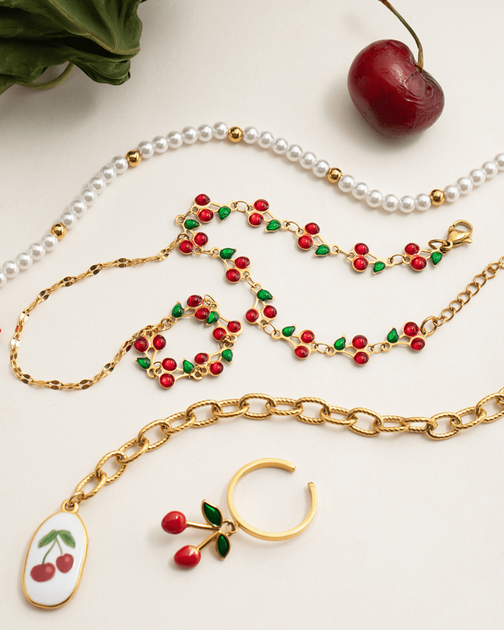 Cherry Bloom Bracelet - mifjewelry