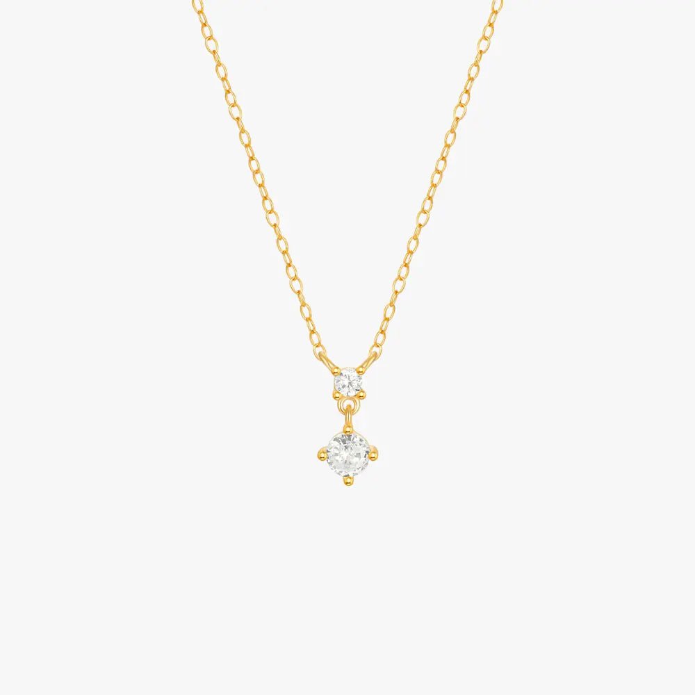 Classic Four - Prong Zircon Necklace - mifjewelry