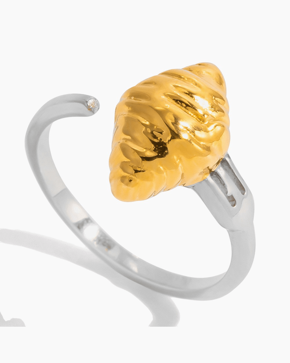 Croissant Charm Ring - mifjewelry