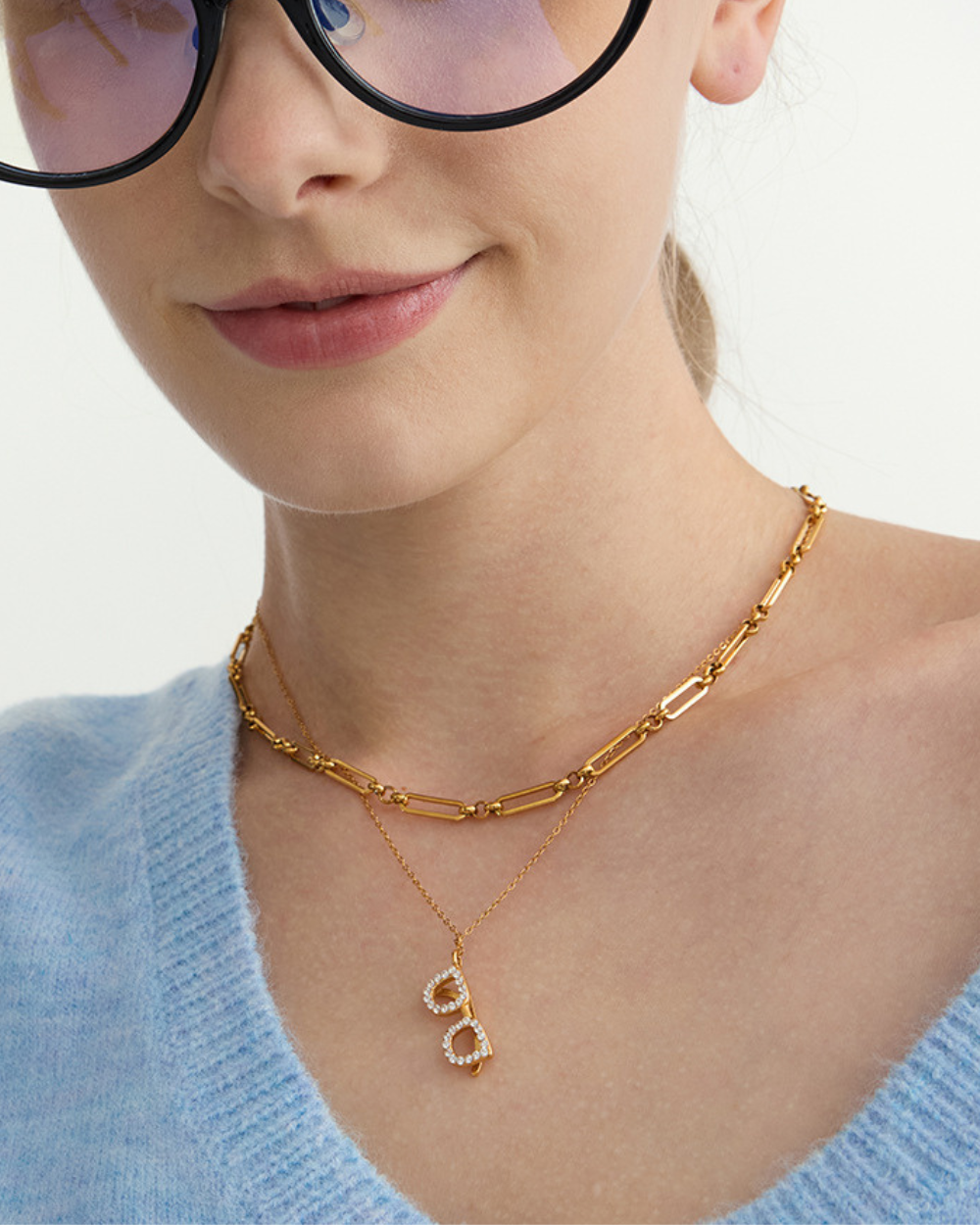 Everyday Paperclip Gold Necklace