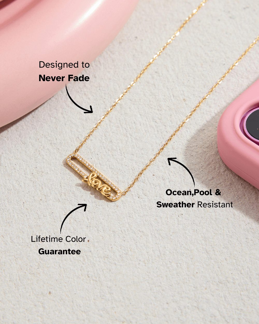 Dainty Love Letter Necklace - mifjewelry