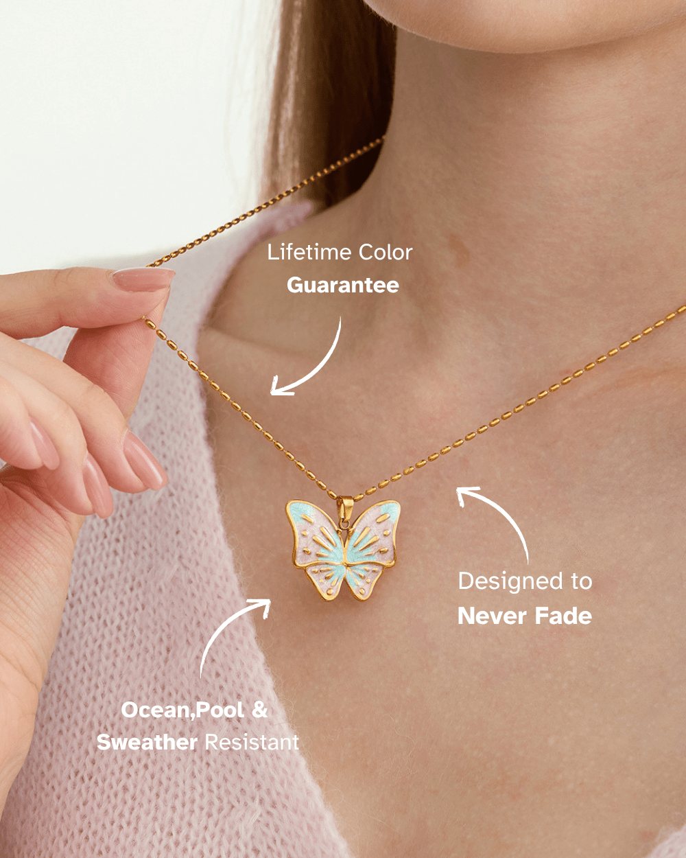 Dreamy Butterfly Necklace - mifjewelry