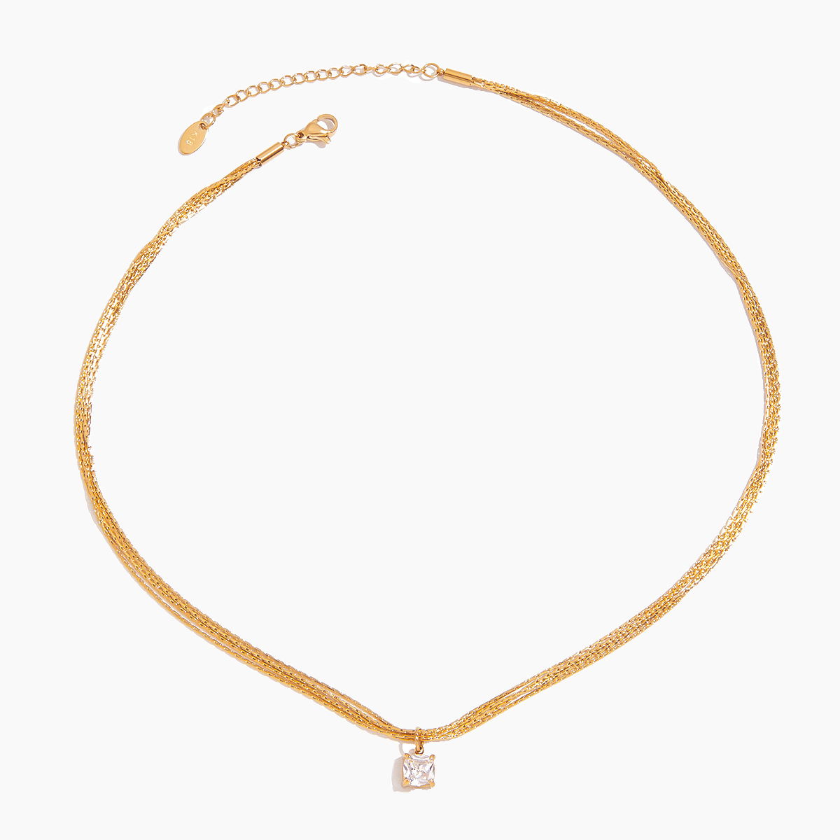 Éclat Twin Chain Necklace - mifjewelry