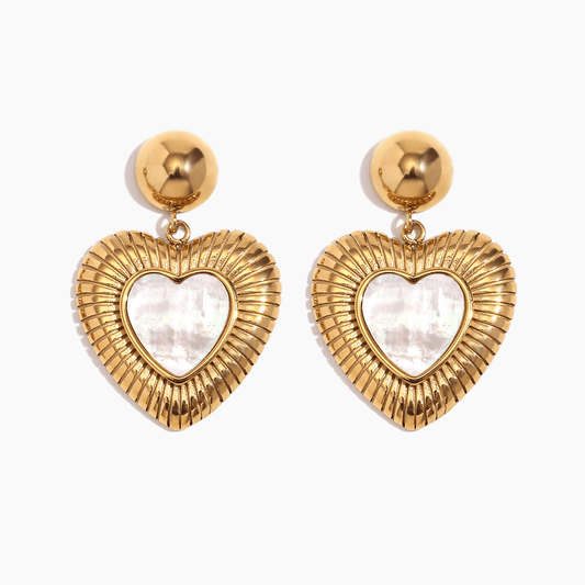 Eternal Love Mother of Pearl Earrings - mifjewelry