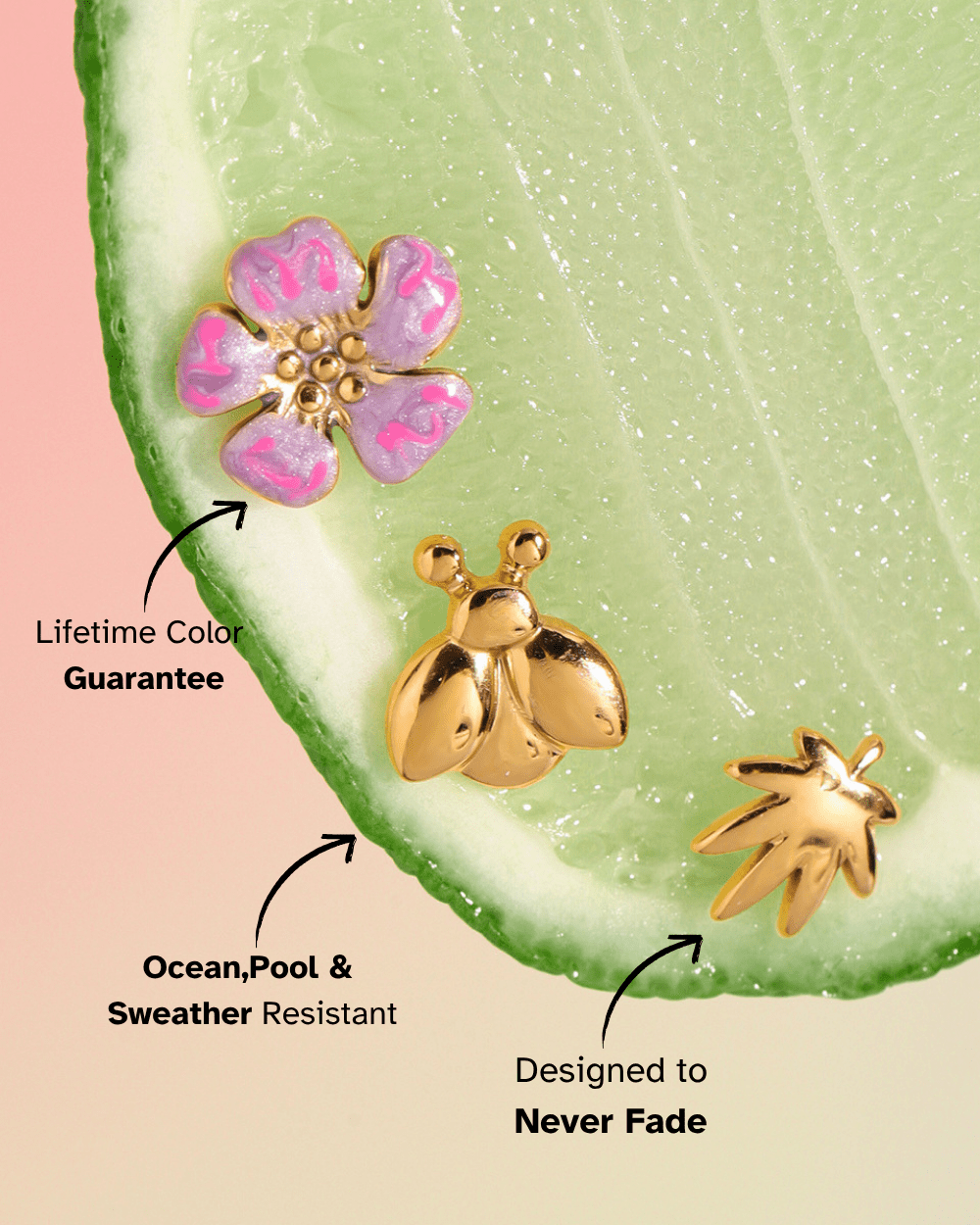 Garden Muse Trio Stud Earrings - mifjewelry