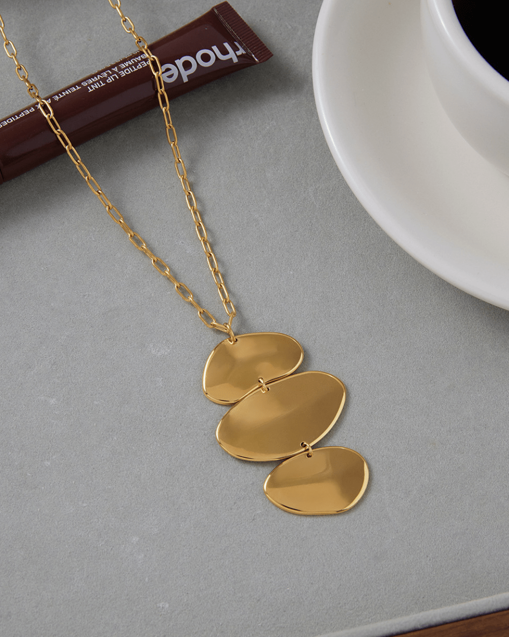Golden Cascade Pendant Necklace - mifjewelry