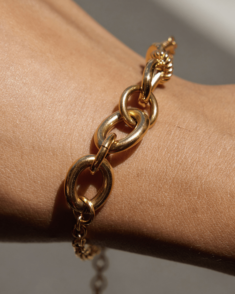 Golden Knot Link Chain Bracelet - mifjewelry