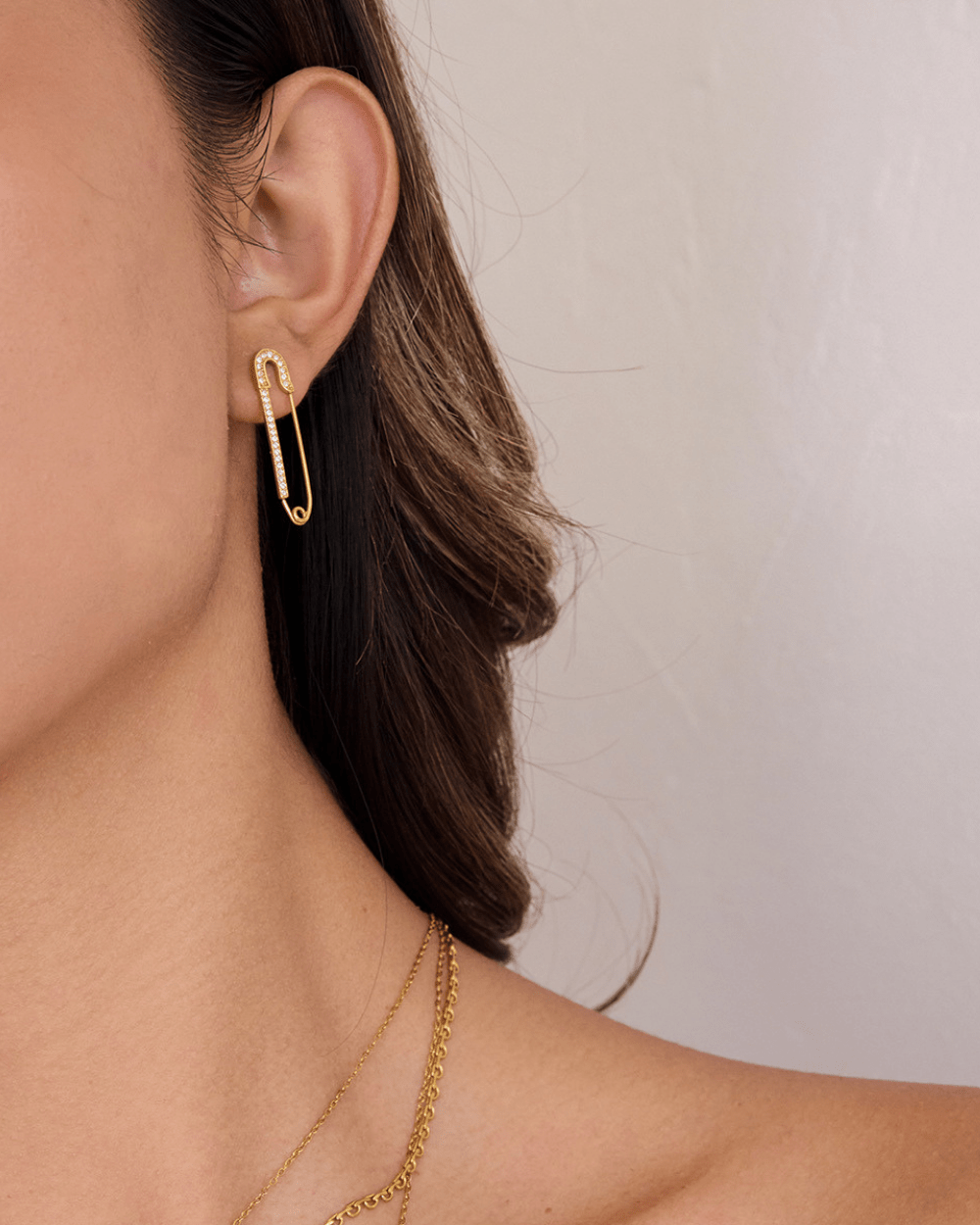 Golden Spark Pin Earrings - mifjewelry