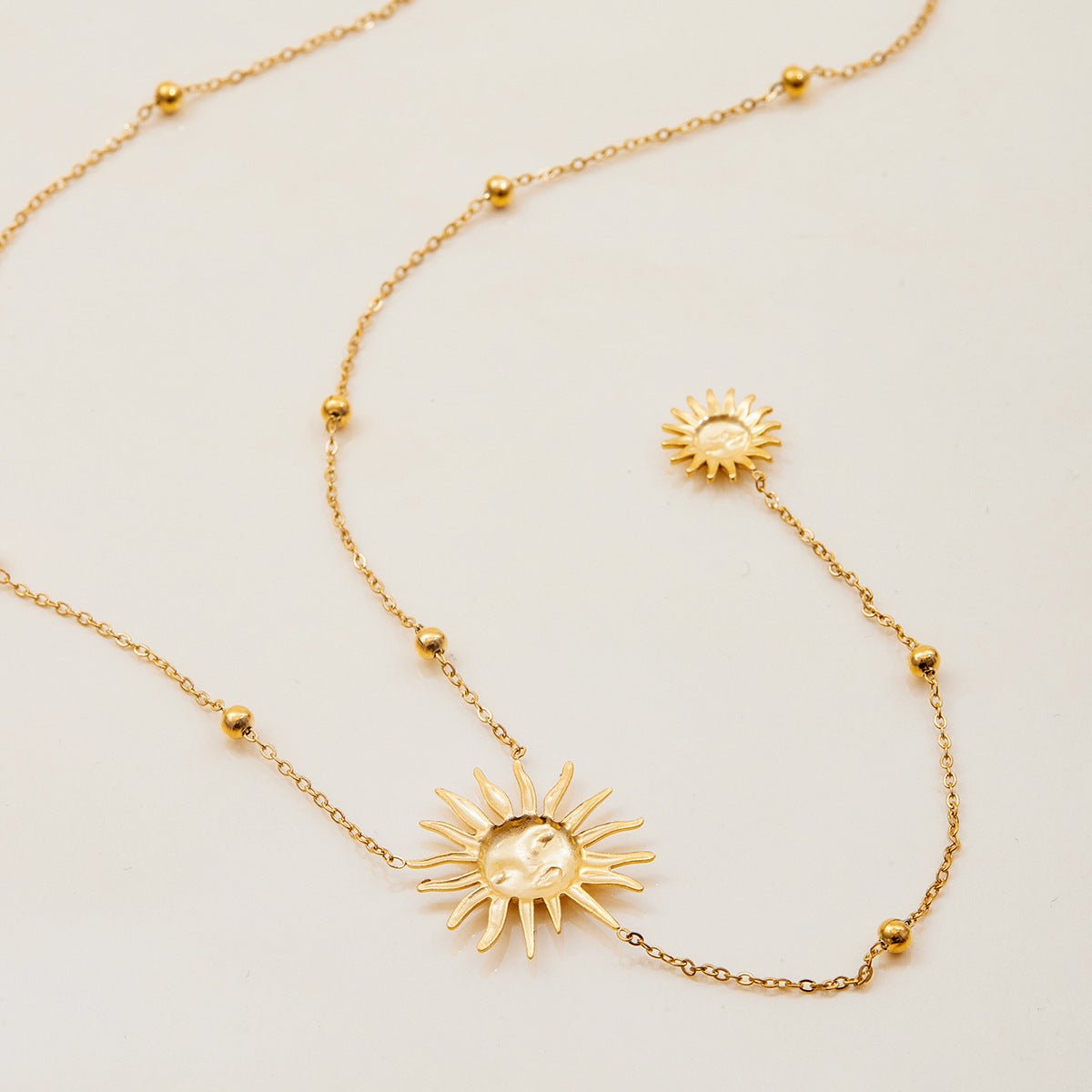 Golden Sunbeam Y Lariat Necklace - mifjewelry