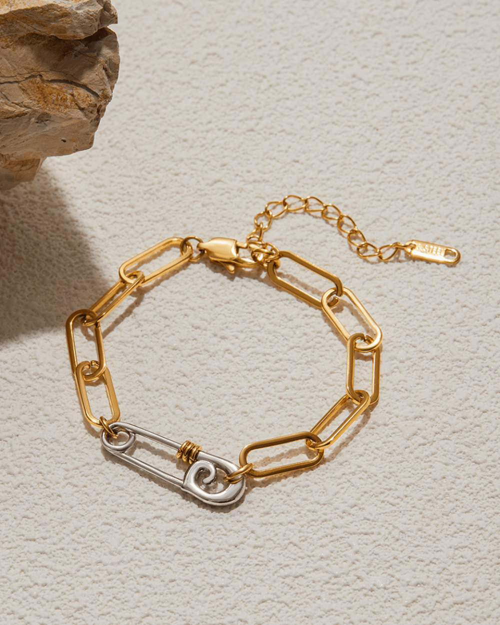 Golden Zip Link Chain Bracelet - mifjewelry