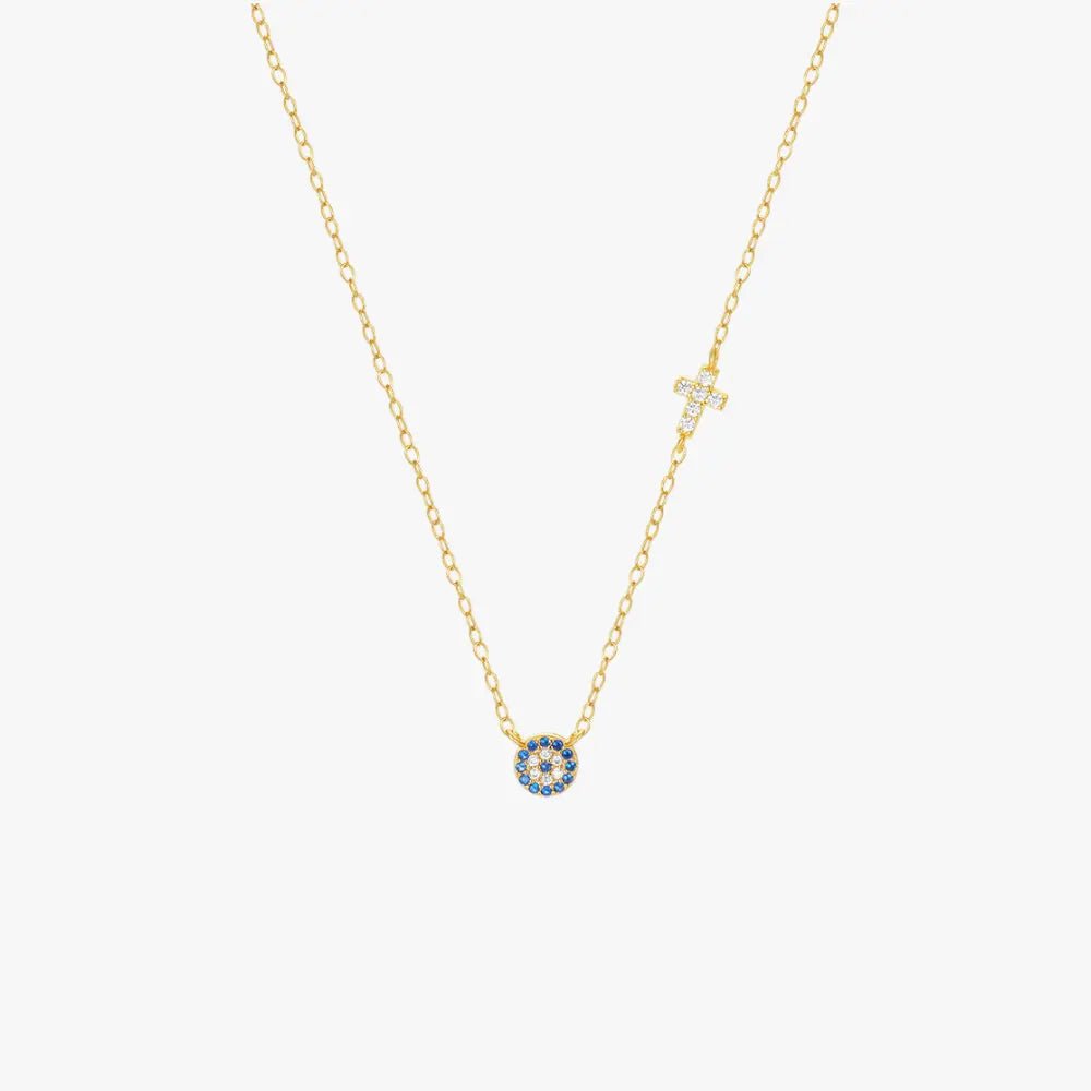 Guardian Eye Cross Necklace - mifjewelry