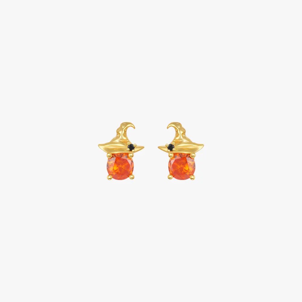 Halloween Witch Hat Stud Earrings - mifjewelry