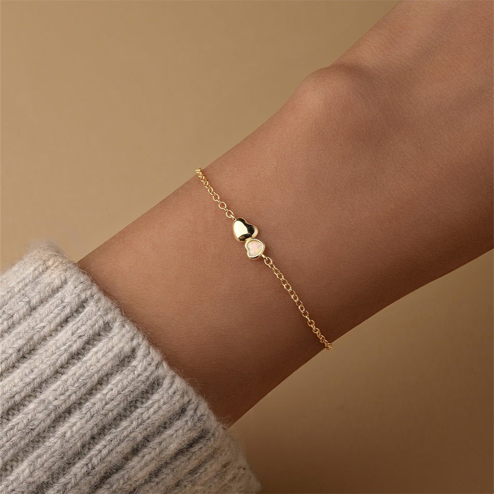 Heart Opal Bracelet - mifjewelry