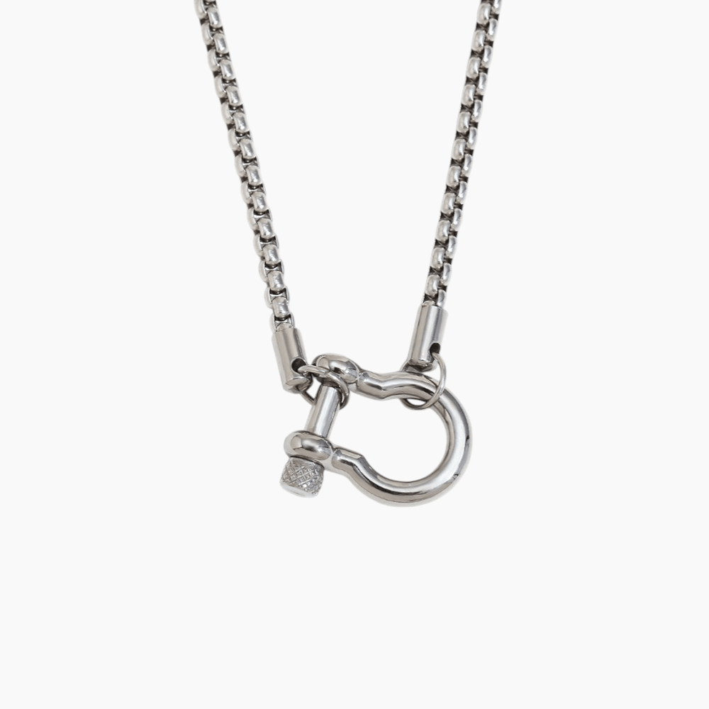 Industrial Chic Lock Necklace - mifjewelry