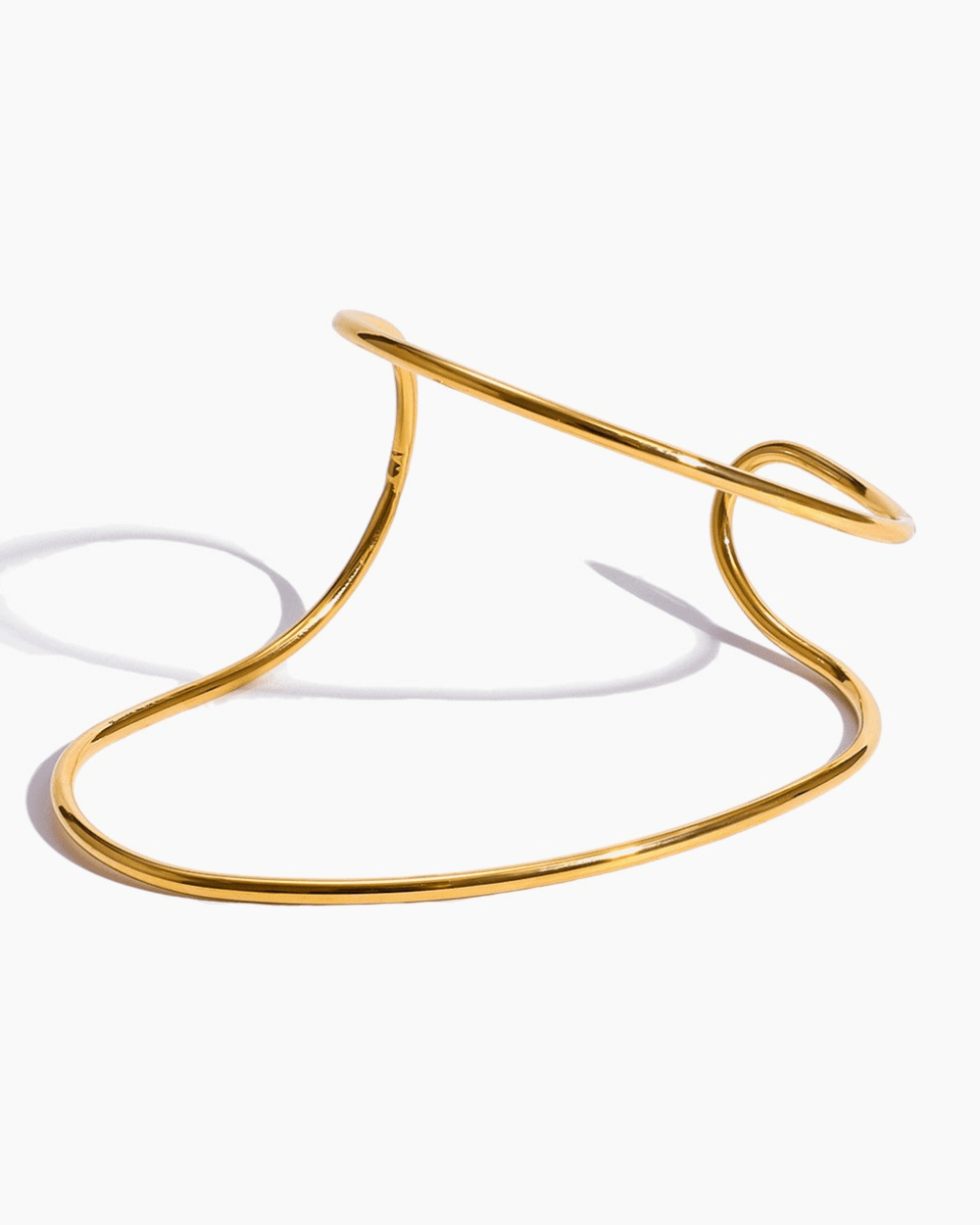 Infinity Curve Open Cuff - mifjewelry